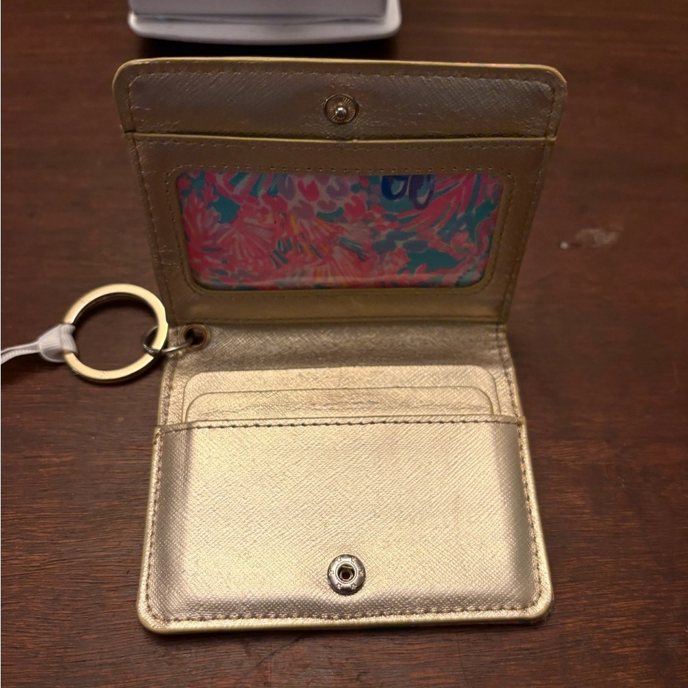 Lilly Pulitzer Splendor in the Sand Snap ID Card Case NWT - Picture 10 of 10